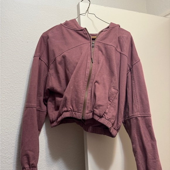 Mauve Zip-Up Hoodie - Picture 1 of 1